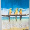 Штора для ванной PARROTS Попугаи фото 2