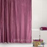 Штора для ванной Двухслойная Органза бордовая фото 1