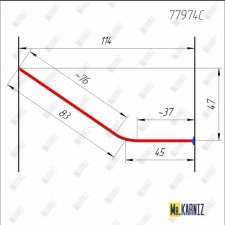 77974C Карниз по чертежу