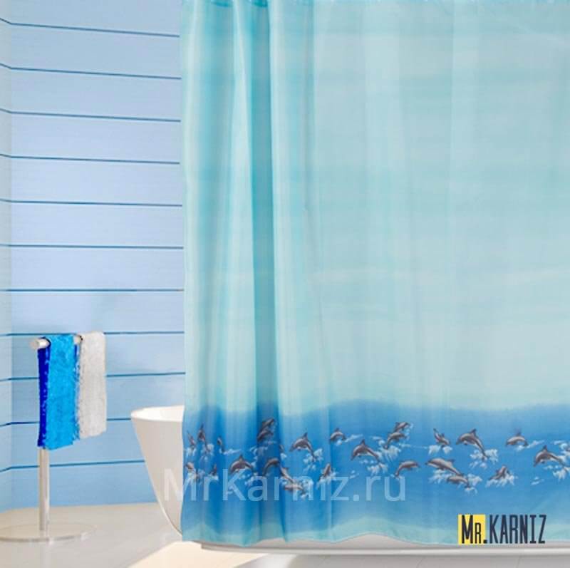 Штора для ванной Dolphin Dance Штора для ванной Dolphin Dance
